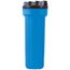 10" Blue Housing and Black PR Cap with 3/4" Port and Pressure Relief Valve