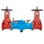 3" Cast Iron Reduced Pressure Zone Backflow Preventer Assembly, OSY Shutoff, w/ Backflow Flood Sensor (Lead Free)