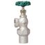 1' x 3/4" LFWAMV-W-FLXIPS Angle Meter Valve w/ Waste Outlet (Lead Free)