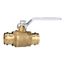 1-1/4" Full Port Press 2-Piece Brass Ball Valve, LFFBV-3-PRESS-M2 (Lead Free)