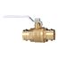 1-1/4" Full Port Press 2-Piece Brass Ball Valve, LFFBV-3-PRESS-M2 (Lead Free)