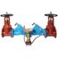 2-1/2" LF909-OSY-FS Cast Iron Reduced Pressure Zone Backflow Preventer Assembly, OSY Shutoff, w/ Backflow Flood Sensor