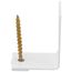 Wall Bracket for Baseboard (Includes Screws) - White