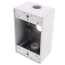 Single Gang 1/2" 3 Holes Weather Proof Box (White)