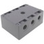 Triple Gang 1/2" 7 Holes Weather Proof Box (Gray)