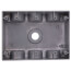 Triple Gang 1/2" 7 Holes Weather Proof Box (Gray)