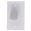 Single Gang Weatherproof Blank Cover w/ Gasket (White)