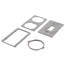 Single Gang Vertical & Horizontal Multi-Use 10-in-1 Cover (Bronze)