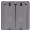 Double Gang 25-in-1 Vertical Multi-Use Cover (Gray)