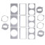 Triple Gang 125-in-1 Vertical Multi-Use Cover (Gray)