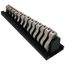 3/8" Drive Crowfoot Wrench Set with Rack, 13-Piece (5/16-1")