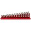 3/8" Drive Crowfoot Wrench Set with Rack, 17-Piece (8-24mm)