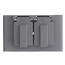 Single Gang Duplex Horizontal Weather Proof Cover (Gray)