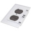 Single Gang Duplex Horizontal Weather Proof Cover (White)