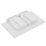 Single Gang Duplex Horizontal Weather Proof Cover (White)