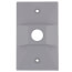 Single Gang Weatherproof Rectangle Cover, 1/2" KO (Gray)