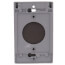 Single Gang Weatherproof 20/30A Receptacle Cover (Gray)