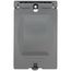 Single Gang Weatherproof 30/50A Receptacle Cover (Gray)
