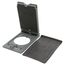 Single Gang Weatherproof 30/50A Receptacle Cover (Gray)