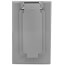 Single Gang Weatherproof Duplex Vertical Cover (Gray)