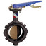 8" Wafer Ductile Iron Butterfly Valve, EPDM, Lever Handle (200 PSI)