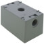 Single Gang 1/2" 3 Holes Deep Weather Proof Box (Gray)