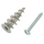 #8 Nylon Walldriller Anchor Kit w/ Pan Head Combo Drive Screws