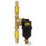 3/4" Press Brass Magnetic Boiler Filter with Isolation Valves