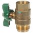 Ball Valve 3/4 Insta - Lock x 3/4 Fnpt, PPVBLQC0.75FNP0.75