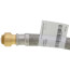 1/2" Push Fit x 3/4" FIP Braided Water Heater Connector, Lead Free (18" Length)