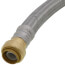 3/4" Push Fit x 3/4" Push Fit Coupling Hose, Lead Free (18" Length)