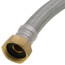 3/4" Push Fit x 1" FIP Water Softener Hose, Lead Free (24" Length)