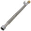 3/4" Push Fit x 3/4" FIP Corrugated Water Heater Connector, Lead Free (18" Length)