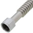 3/4" Push Fit x 3/4" FIP Corrugated Water Heater Connector, Lead Free (18" Length)