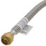 3/4" Push Fit x 3/4" FIP Corrugated Water Heater Connector, Lead Free (24" Length)