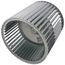9.5" x 9.5" CCW Blower Wheel, 1/2" Bore, WHL00702