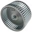 10.62" x 6" CW Blower Wheel, 1/2" Bore, WHL00740