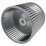 11-10 DD CCW 1/2" Bore Blower Wheel, WHL02557