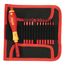 Phillips, Slotted, Square & Torx Screwdriver Insert Bit Set, 28392