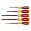 5-Piece Insulated SoftFinish Slotted/Phillips/Square Screwdriver Set