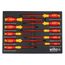 10-Piece Insulated SoftFinish Cushion Grip Screwdriver Tray Set