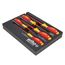 5-Piece Insulated SoftFinish Cushion Grip Screwdriver Tray Set