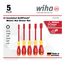 5-Piece SoftFinish Nut Driver Set, 7/32" to 1/2" Inch, Solid Shaft, 32292