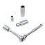 27-Piece, 1/4" Drive Standard & Deep Socket Tray Set - Metric