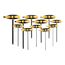 11-Piece SoftGrip Dual Drive Ball End Hex T-Handle Set, Inch, 33494