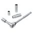 29-Piece, 1/2" Drive Standard and Deep Socket Tray Set - Metric