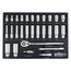 28-Piece, 1/2" Drive Standard and Deep Socket Tray Set - SAE