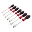 7-Piece SoftFinish Nut Driver Set, 3/16" to 1/2" Inch, Solid Shaft, 34193