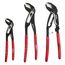 3-Piece Classic Grip V-Jaw Tongue & Groove Pliers Tray Set