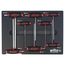 8-Piece SoftGrip Dual-Drive Hex Metric T-Handle Tray Set